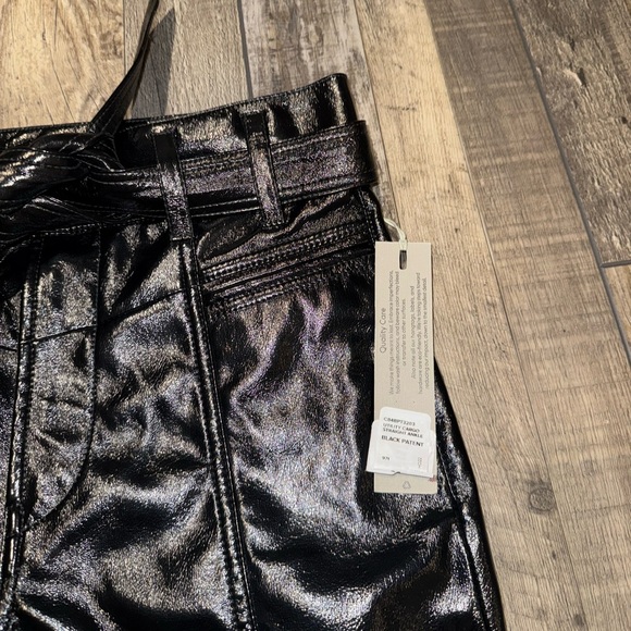 Hudson Faux Patent Cargo Pants 26 NWT - Picture 7 of 10